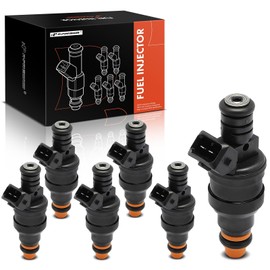 A-Premium - Juego de 6 inyectores de combustible compatibles con Ford Explorer 1991-1992, Ranger 1990-1992, Aerostar 1990-1995 y Mazda Navajo 1991-1992, 4.0L, reemplazo# F0TZ9F593B