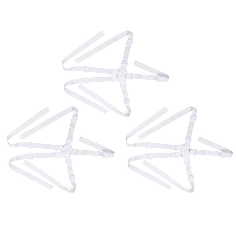3 Set 5 Point High Chair Harness Replacement Adjustable Child