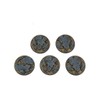 War World Gaming War-Torn City Rubble Round Bases x 5