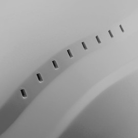 Ironwear 3969 Type 2 Class C Vented Full Brim Safety Helmet w/Chin Strap (Grey)