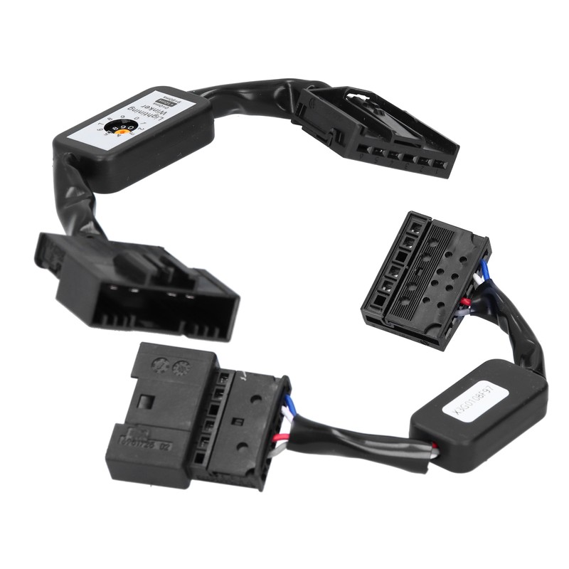 Pair LED Tail Lights Dynamic Turn Signal Adapter Harness Blinker