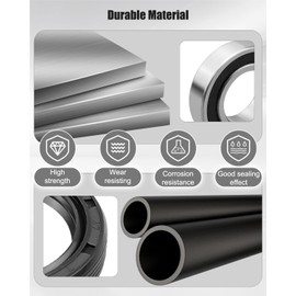 Front Axle Wheel Bearings Seals & Spacer/Collar Kit Fits for Kawasaki Mule 2510 2520 3000 3010 3020 4000 4010 1993-2023 Replace 92045-3707 92049-1025 92027-1538