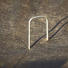 GREENSCAPES 208759 75-Pack Anchor Pins for Fabric Holds, 4x1 inches, Silver