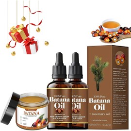 Aceite de Batans,Aceites De Batana Keyoma,Aceite Para el Cuidado del Cabello Batana, 3 pcs Batana Aceites de Romero, Mejora el Brillo Del Cabello y la Piel,Regalos Navidad para esposas y amigas