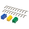 tomzz Audio 5800-090 Mini ISO Plug Set Green Yellow Blue