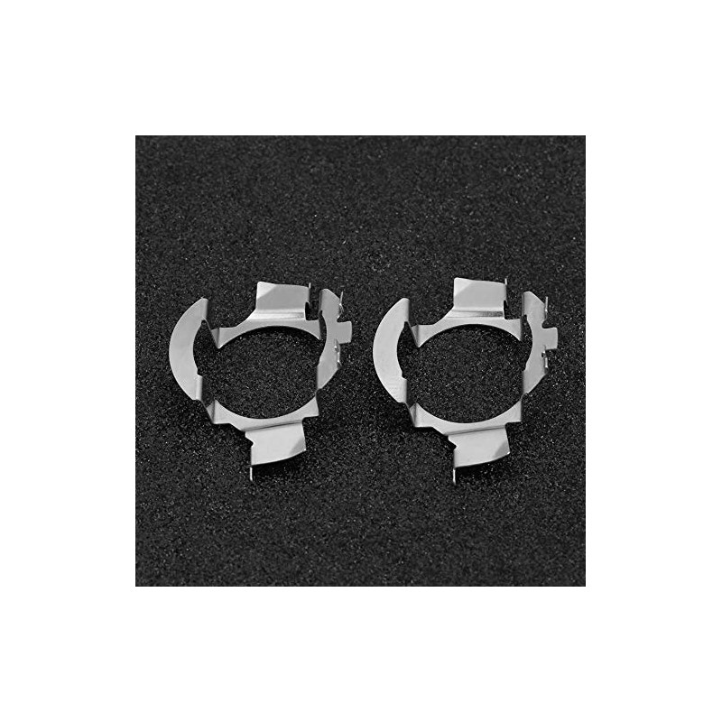 F Season 1 Pair H7 LED Car Headlight Bulb Adapters