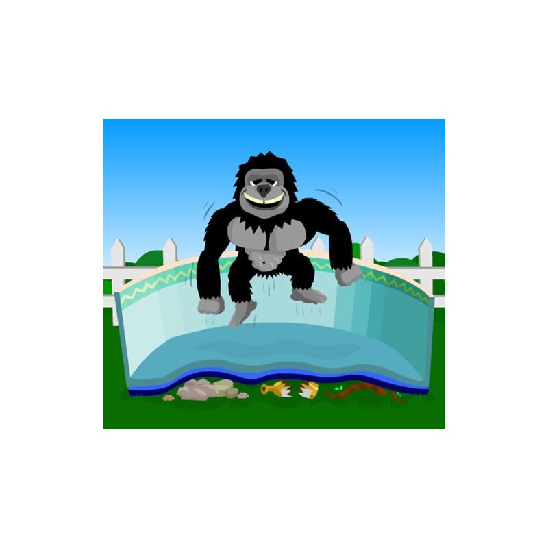 Blue Wave Oval Gorilla Pad - 15 ft x 26