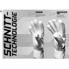 uhlsport Goalkeeper Gloves 101105802 Man, Mens, 101105802, Gris Foncé/Rouge Fluo/Blanc,
