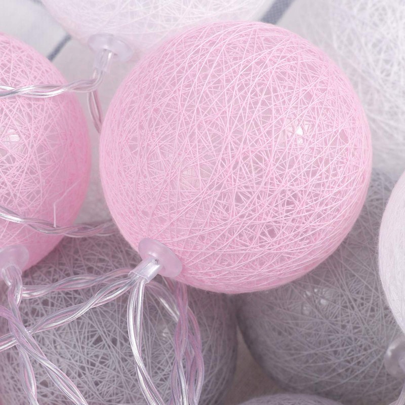 LED Light String LED Cotton Thread Ball String Light Decorative