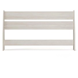 Ashley Furniture Socalle Queen Panel Engineered Wood Headboard in White Wash