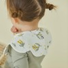 Konny Baby Bib 5-Piece Set, Reversible 360° Rolling Bib, Absorbent,