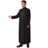 BLESSUME Roman Cassock Robe Liturgical Vestments Black