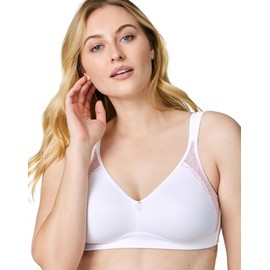 Wonderbra Womens Plus Style - No Poke Wire-free Bra, White, 40DD US