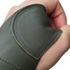 ArcheryMax Handmade Leather Arm Guard Bow Hand shooting Glove (Green,