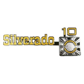 Trim Parts 9902 "Silverado C10" Fender Emblems 1975-1980 Chevy Silverado C10 Tru