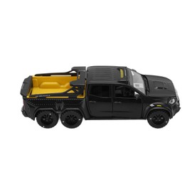 1/28 Off Road Model Car Alloy Diecast Pull Back Toy Vehicle with Sound and Light for Kids Boys GirlsBlack