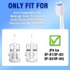 Waterpik Replacement Brush Heads for Waterpik Sonic-Fusion 2.0 Flossing Toothbrush