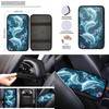 Baxinh Dolphin Hibiscus Printed Car Seat Covers Full Set with