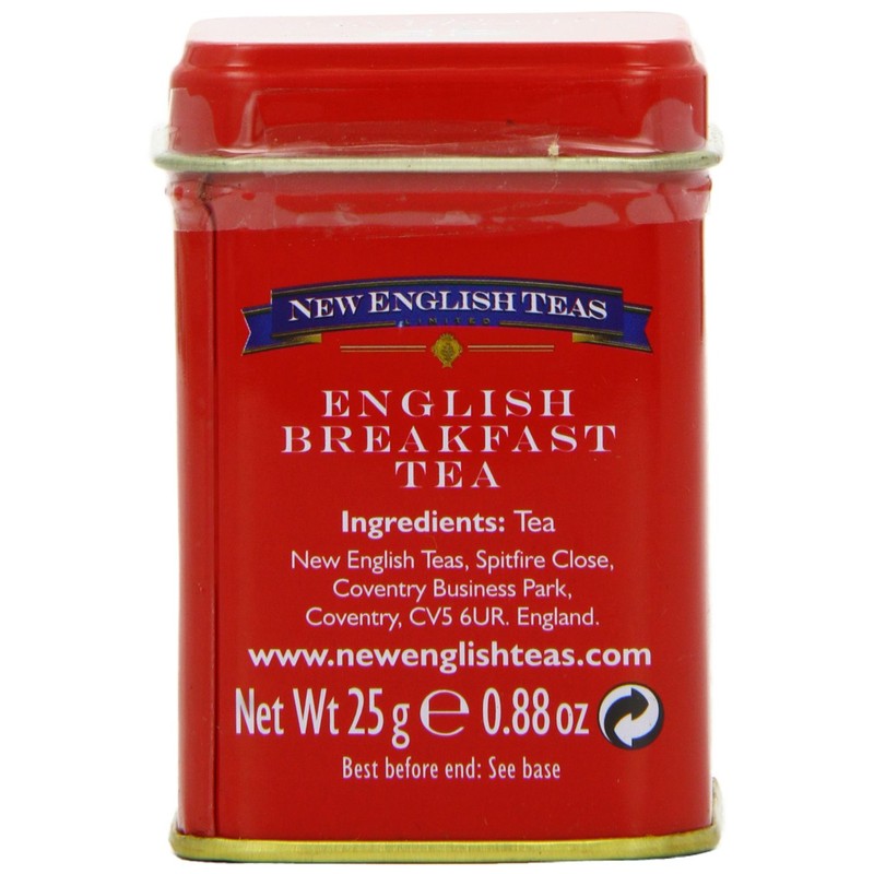 New English Teas Telephone Box Loose Tea Mini Tin 25
