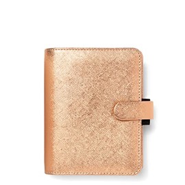 FILOFAX Saffiano Pocket Organiser Rose Gold 2025