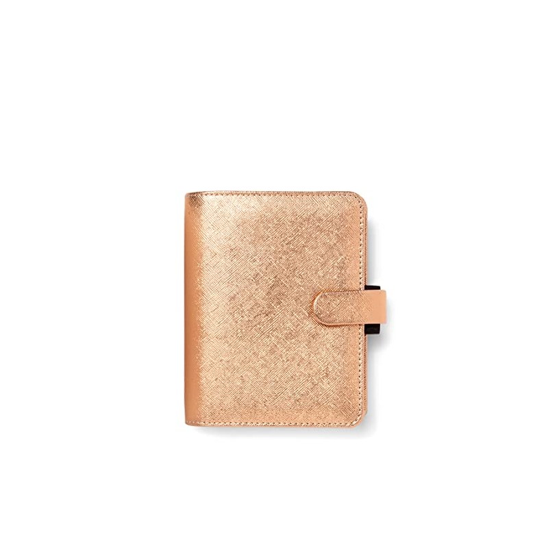 FILOFAX Saffiano Pocket Organiser Rose Gold 2025