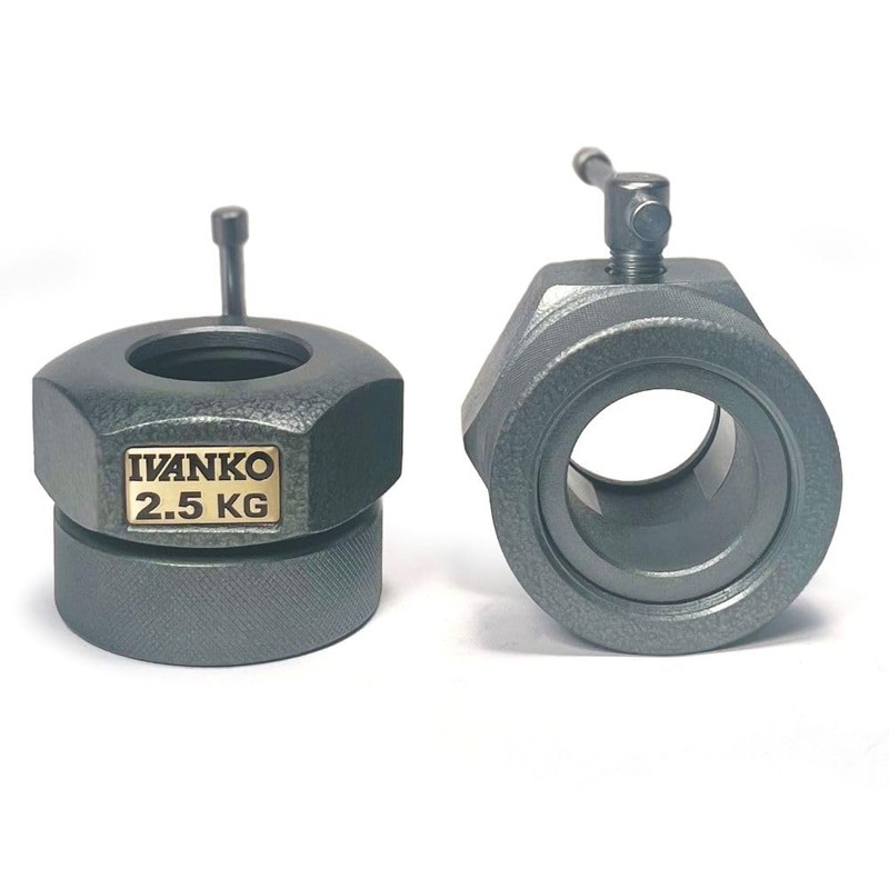 IVANKO (CO-2.5KG) Compression Ring Olympic Collars (PAIR)