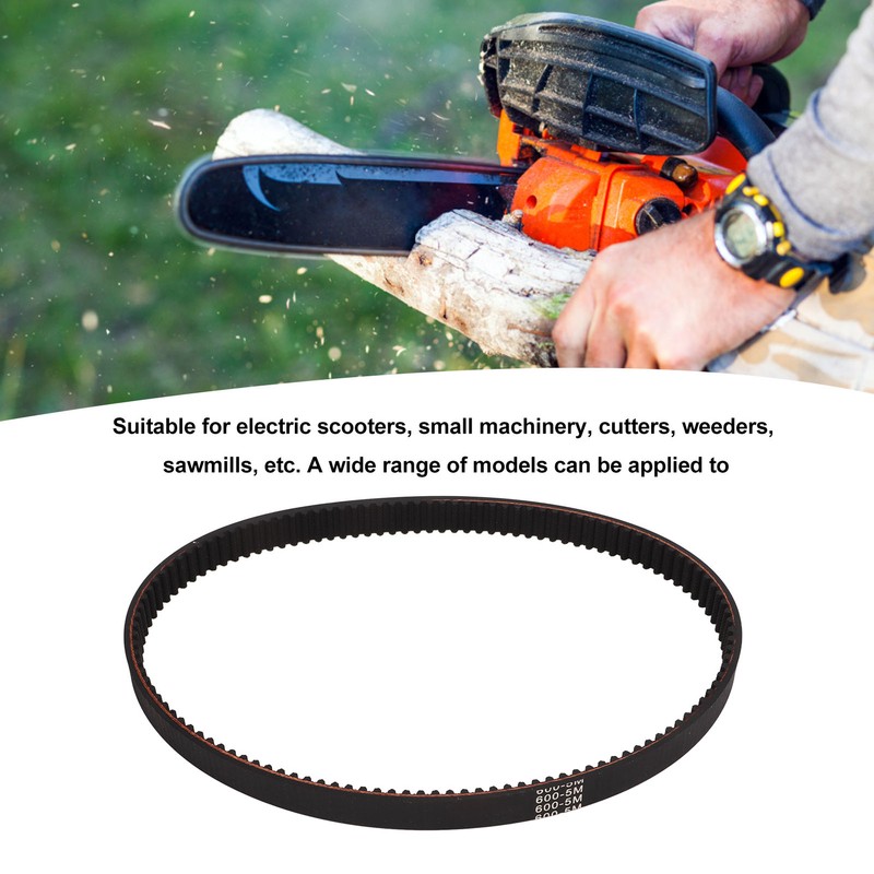 5M‑600‑15 Electric Scooter Drive Belt Thicken Low Friction Replacement Rubber