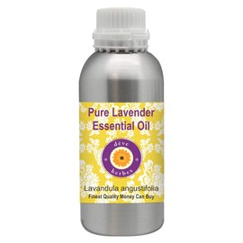 Deve Herbes Pure Lavender Essential Oil (Lavandula angustifolia) Steam Distilled 300ml (10 oz)
