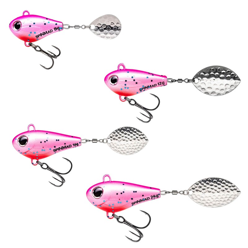 SpinMad Pinky Jig Spinner 8g 1.3" Bass Fishing 1 Piece