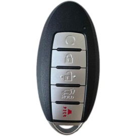 Smart Key for Nissan Rogue 2019-2020, YIKEBALOG 5 Button Proximity Remote Control Key Fob fit for Nissan Rogue 2019-2020 KR5TXN4 S180144507 285E3-6RR7A