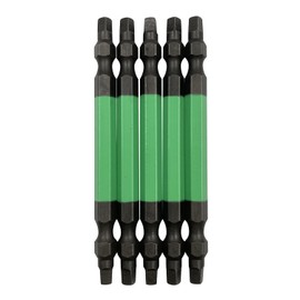 ANEX ACS5-3385 Color Bit Square Double-Ended SQ #3 x 85 Set of 5