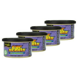 California Scents 7026 Car Scents Monterey Vanilla Air Freshener Car Fragrance 4 pcs