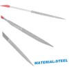 KONTONTY 1 Set Precision Needle File Set for Jewelry Mini