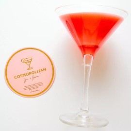 Flow & Flame Limited Edition Cosmopolitan Flow and Flame Beautiful Smelling Candle In A Glass