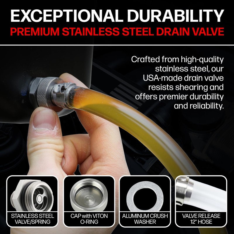 Votex - Oil Drain Valve fits DuroMax XP13000X Generator -