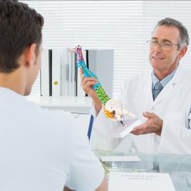 breesky Scientific Mini Spine Model, 15.5’’ Anatomical Spine Model with All Nerves, Human Anatomy Model with Stand for Instruction, Study and Display