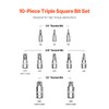 VEVOR Extra Long Allen Hex Bit Socket Set, 18-Piece 3/8