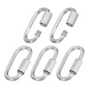 PATIKIL 4mm Chain Quick Links, 5 Pack Chain Connector Screw