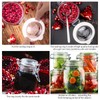 ASTER 8 Pcs Replacement Silicone Jar Gaskets, Airtight Silicone Jar