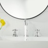 GGStudy 2 Handles 3 Holes Faucet Widespread Bathroom Sink Faucet