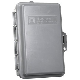 SCHNEIDER ELECTRIC Enclosed Cir Brkr 120/240-Vac 50-Amp Gfci QOE250GFINM Box Pc Performance F.Disk Dc 5 Slots