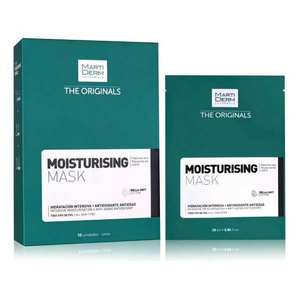 Martiderm Mascarilla Facial Hidratante Intensiva 10 Unidades Tipo de piel