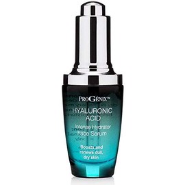 Progenix Hyaluronic Acid Face Serum Skin Care Booster. Intense Hydrating Serum With Hyaluronic Acid, Organic Aloe Vera, Vitamin E For Dry Skin & Fine Lines. 1 Fl Oz