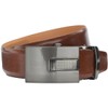 LINDENMANN Men's Full Leather Belt Made of Cowhide Leather, 33