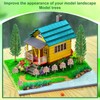 Jortmrd Pack of 38 Model Building Trees, Miniature Model Trees,