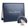 Misscom Diploma Cover 8.5" x11" Diploma Holder of Graduation Leatherette