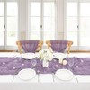 Purple Cheesecloth Table Runner 10 Packs 36x120 Inches Boho Gauze