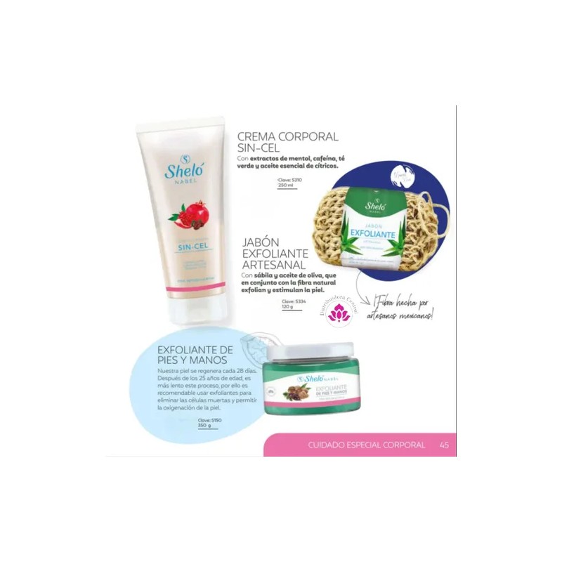 Crema Corporal Sin- Cel Shelo Nabel® 250ml
