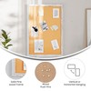 Flash Furniture Rustic Wall Mount Cork Board, for Home, Office,