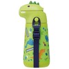 Skater PSHC4DK-A Die-Cut Water Bottle with Straw, 14.2 fl oz